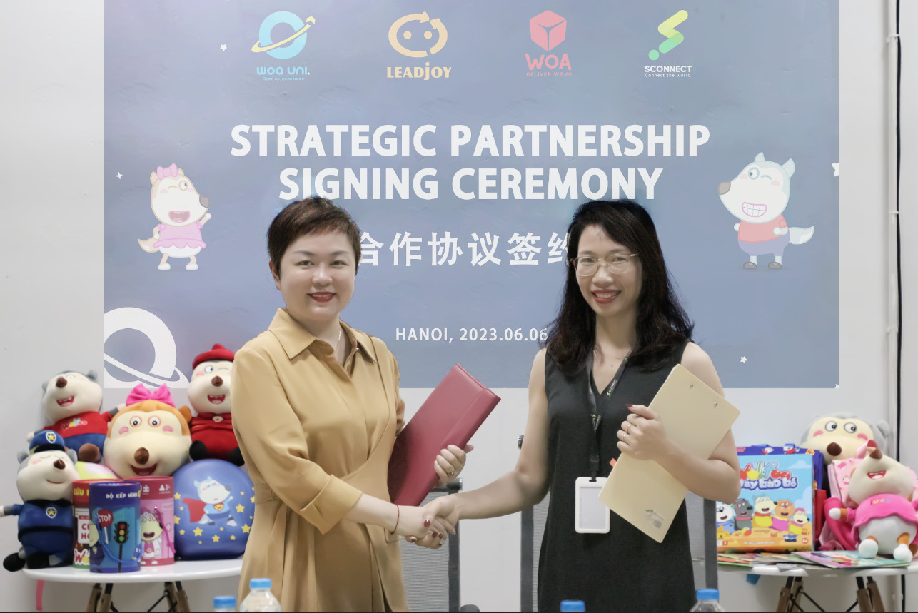 Official Signing A Strategic Partnership, Enhancing Cooperation To License The Wolfoo Brand To The China Market